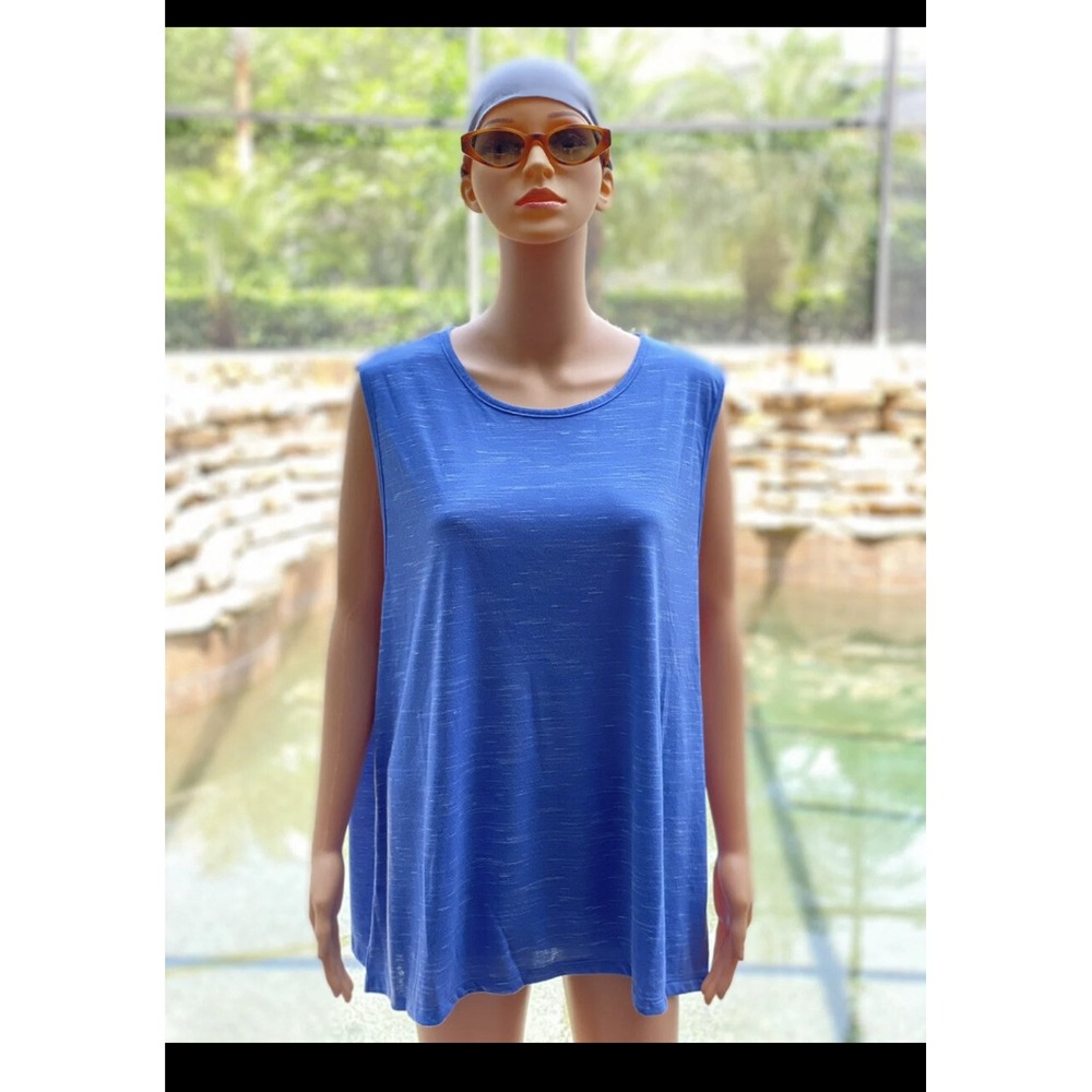 Nike Dri-FIT Training Tank Blue Women 3X NWT